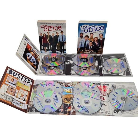 3 Seasons DVD Bundle of The Office US TV Show Seasons 2, 6 & 7 Boxsets - Picture 1 of 4